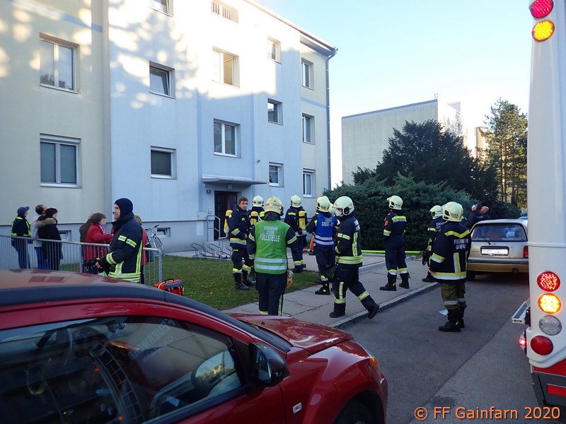 Brandeinsatz in Bad Vöslau: Wohnungsbrand